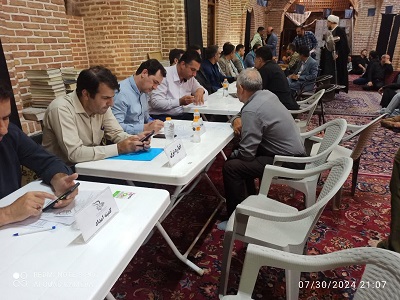 برپایی میز خدمت با حضور کلیه مدیران استانی در مسجد جامع عتیق